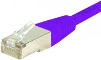 Patchkabel S/FTP, PiMF, CAT.6, violett, 1,5 m Patchkabel mit besonders schmalem Knickschutz (854455)