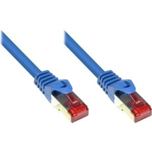 RNS® Patchkabel mit Rastnasenschutz, Cat. 6, S/FTP, PiMF, PVC, 250MHz, blau, 15m, Good Connections (8060-150B)