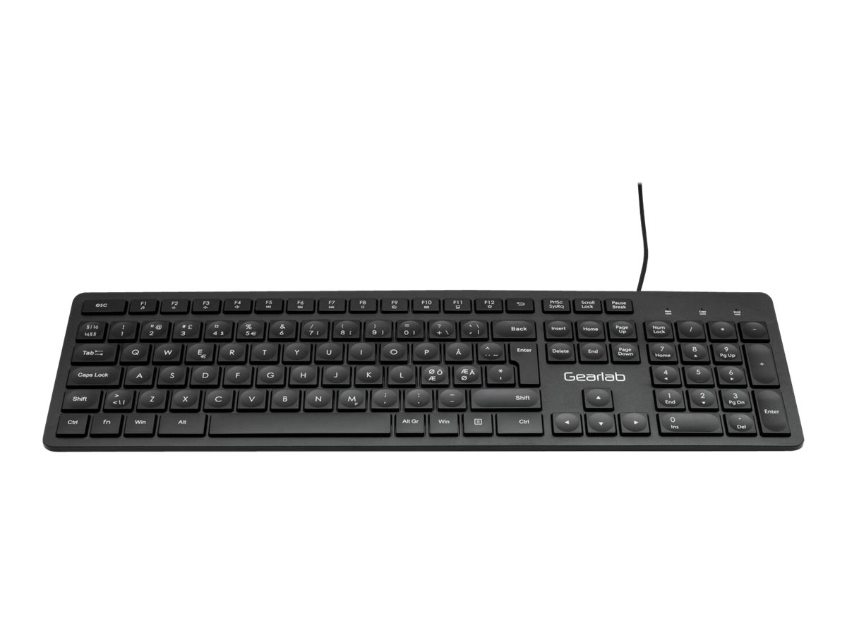 GearLab eSTUFF G220 USB-Tastatur QWERTY Nordisch Schwarz