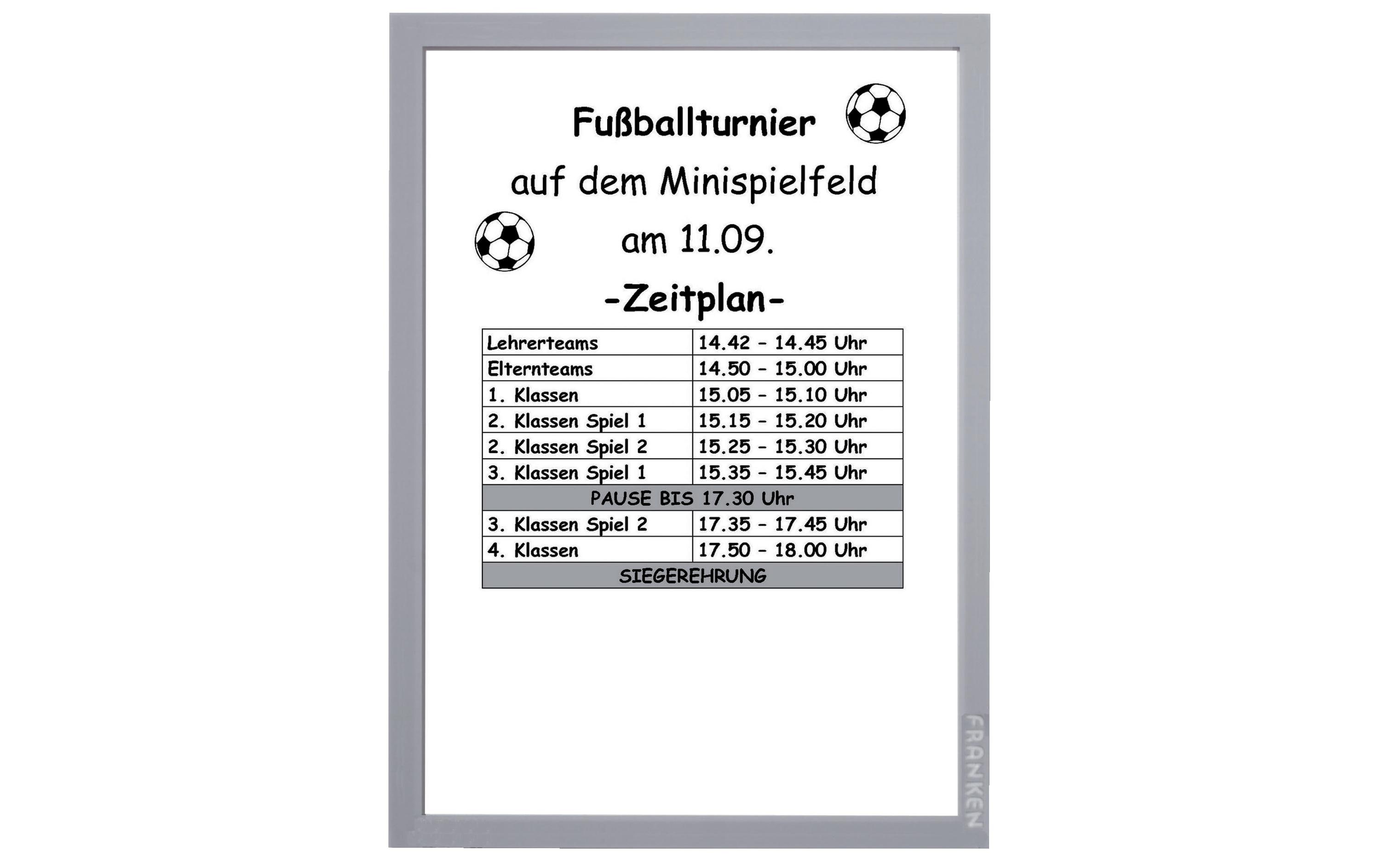 Franken JumboMarker Whiteboard-Marker Keilspitze 4-12 mm nachfüllbar Rot