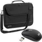 PEDEA Notebooktasche "Fair" 15.6" (39,6 cm), schwarz + PC Maus (SET010-66068010)