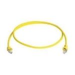 Telegärtner Patchkabel, Kat.6A (tief), S/FTP, 50,0 m, gelb halogenfrei, Folienpaar- und Geflechtgesamtschirmung, - 1 Stück (L00006A0052)