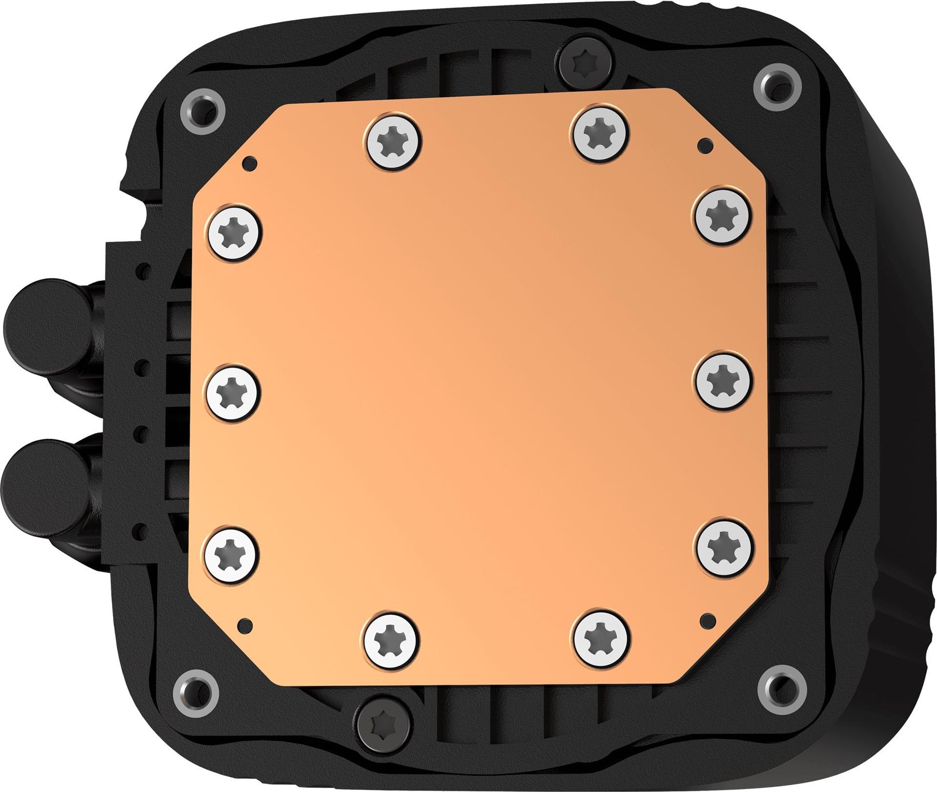 Deepcool LS720S Zero Dark 360mm Flüssigkeitskühlung 3x 120mm PWM Lüfter Schwarz