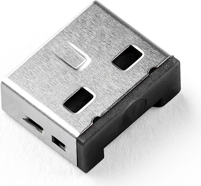 Smartkeeper UL03P1BK Schnittstellenblockierung Schnittstellenblockierung + Schlüssel USB Typ-A Schwarz Kunststoff 10 Stück(e) (UL03P1BK)