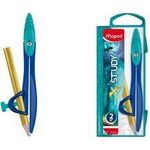 Maped Zirkelkasten DRAGON, 2-teilig für Kinder ab 6 Jahre, Metallschenkel, ergonomisches - 1 Stück (119415)