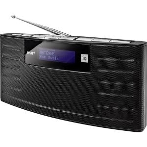 Dual DAB+ Radio DAB 15 Kofferradio wiederaufladbar Schwarz (73998)