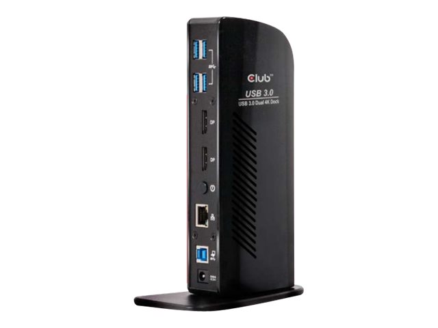 Club 3D SenseVision CSV-1460 USB 3.0 Dual Display 4K60Hz Dockingstation Schwarz