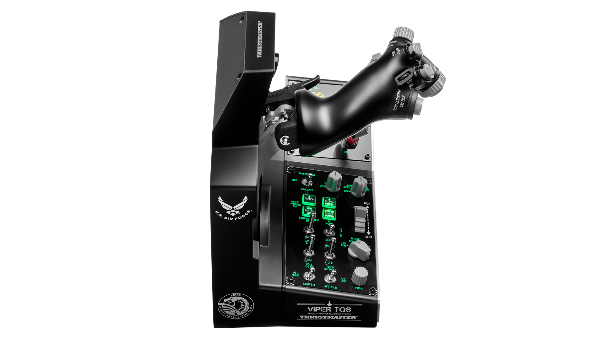 Thrustmaster Viper TQS Mission Pack - Gasregler - 64 Tasten - Kabelgebunden Schwarz