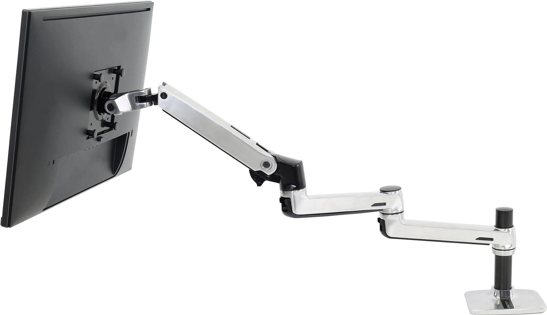 Ergotron LX Extension 9" Verlängerungsarm Monitorhalterung Aluminium