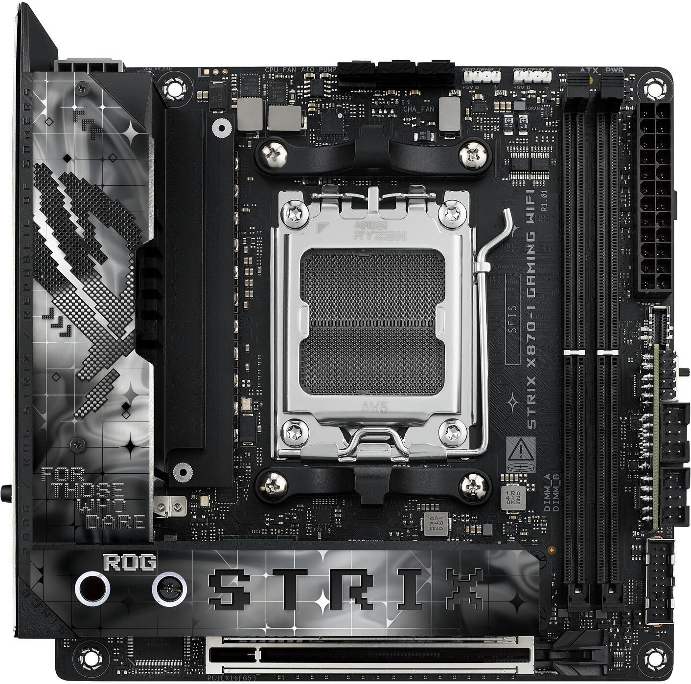 ASUS ROG STRIX X870-I GAMING WIFI Mainboard Mini-ITX AM5 DDR5 Schwarz