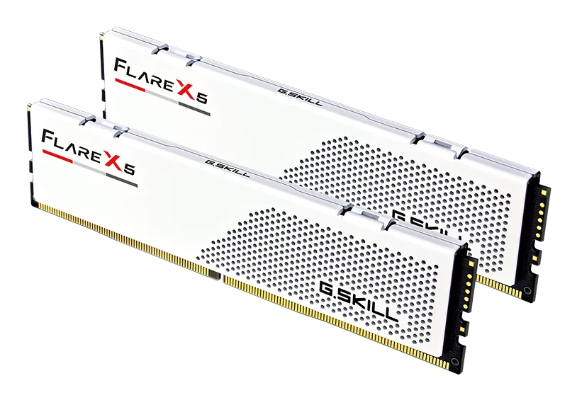G.Skill Flare X5 32 GB RAM 2x 16 GB DDR5-6000 CL28 DIMM Low Profile Weiß