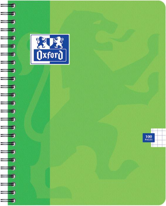 Oxford School Notizbuch 170 x 220 mm Kariert 50 Blatt Extraweiß