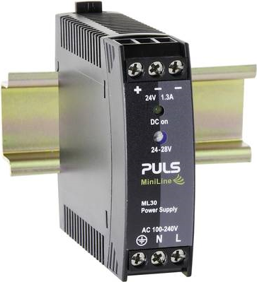 PULS MiniLine ML30.241 Hutschienen-Schaltnetzteil, DIN-Netzgerät 24 V/DC / 1.3 A / 30 W (ML30.241)