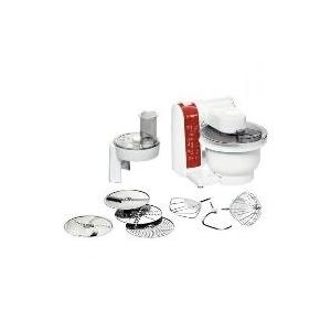 Bosch MUM48010DE Küchenmaschine weiß/rot Leistung: 600 Watt (MUM48010DE)