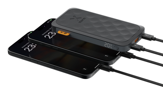 Xtorm Fuel Series 5 Powerbank 10.000 mAh 20W PD 2x USB-C 1x USB-A Midnight Schwarz