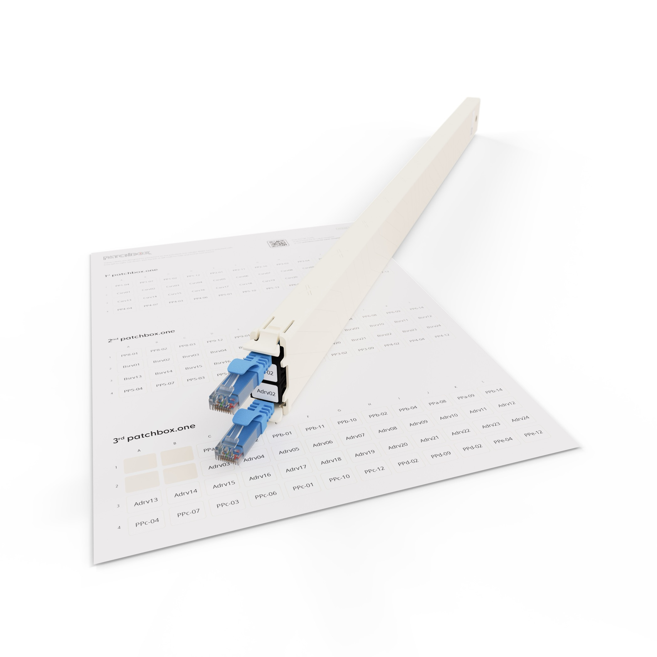 PATCHBOX .one PONEIDLABEL Kabel-Kennzeichnungsetiketten