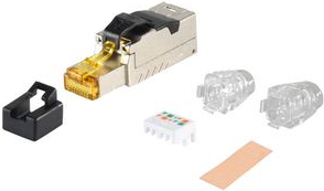 shiverpeaks BASIC-S RJ45-Steckverbinder Kat.8.1 Schneidklemme (Bs08-45001)