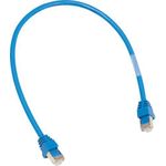Hager ZZ45WAN150 Patch-Leitung 4kV mit 2xRJ45 Stecker WAN-Anwend.blau L1,5m (ZZ45WAN150)