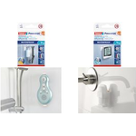 tesa Powerstrips Klebepads SMALL WATERPROOF, weiß geeinget für die Verklebung auf Fliesen, Glast, etc. - 1 Stück (59778-00000-00)