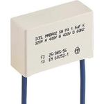 Finder Kondensatormodul bis 15 Leuchttaster 026.00 Kapazität 1µF, Nennspannung 230V, Ausführung Parallelkondensator für L-Lampe, Durchmesser 13mm, Länge 32mm, Kondensatormodul für Serie 26, zum Betrieb von bis zu 15 Glimmlampen-Leuchttastern, max. 1,5 mA (02600)