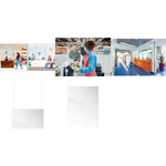 FRANKEN Spuckschutz transparent 100,0 x 65,0 cm (SPA6510)