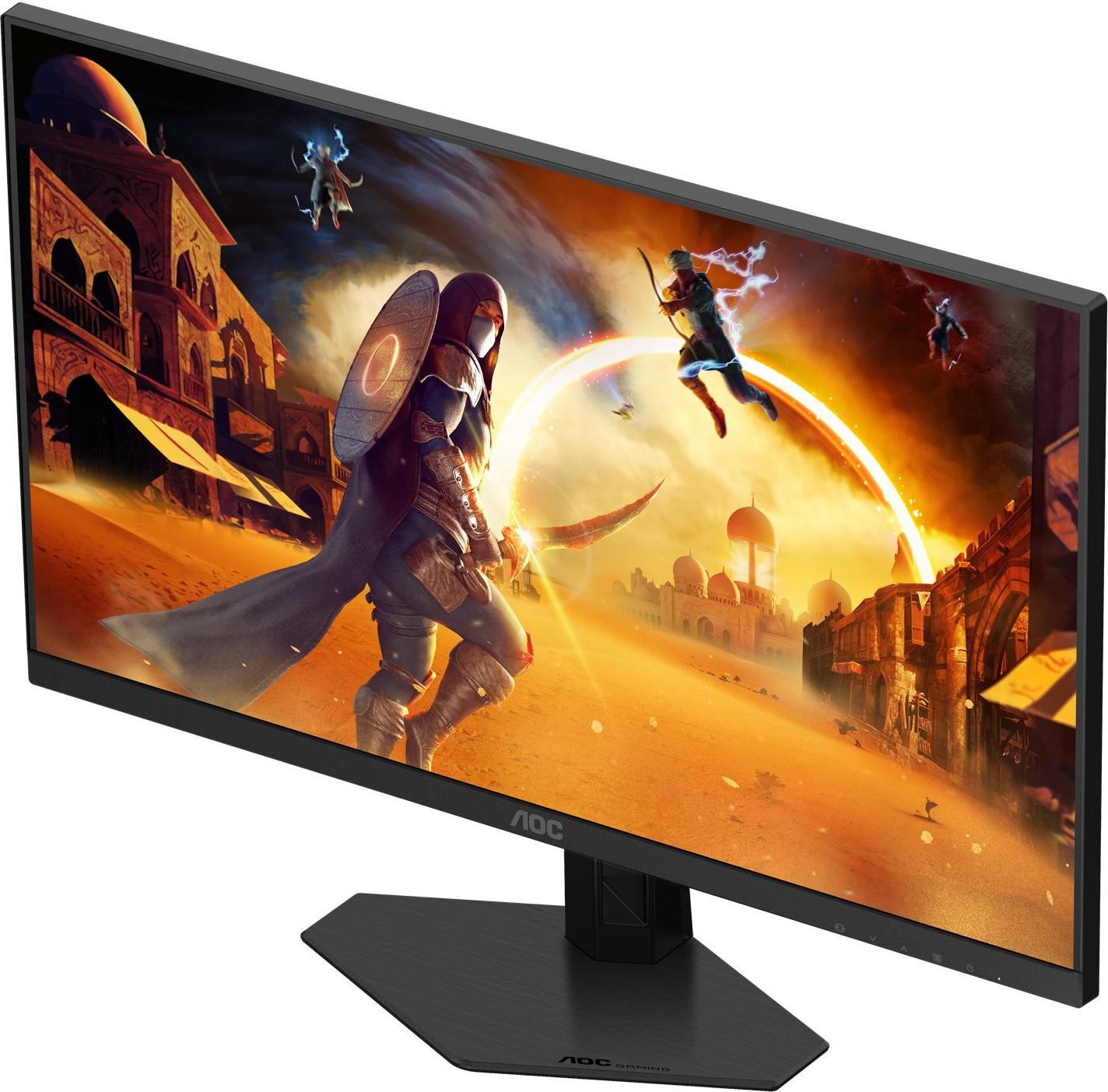 AOC Q24G4RE, Gaming-Monitor - (60.5 cm (23.8 Zoll), schwarz (matt), QHD, Fast-IPS, HDMI, DP, HDR10, 180Hz Panel) [Energieklasse E] (Q24G4RE)
