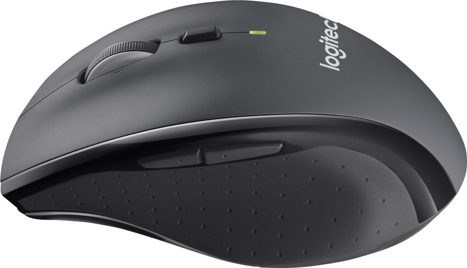 Logitech Marathon M705 Kabellose Maus 7 Tasten Holzkohlefarben