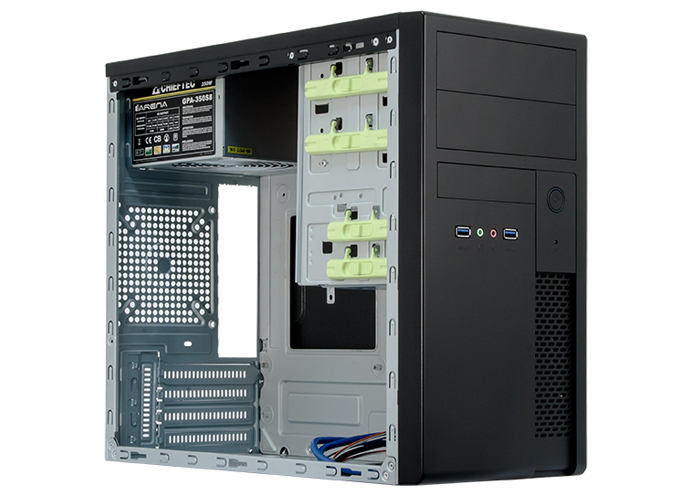 Chieftec Mesh Series XT-01B Mini Tower 350 W Schwarz