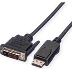 Value 11995608 1,5 m DisplayPort DVI-D Schwarz (11.99.5608)