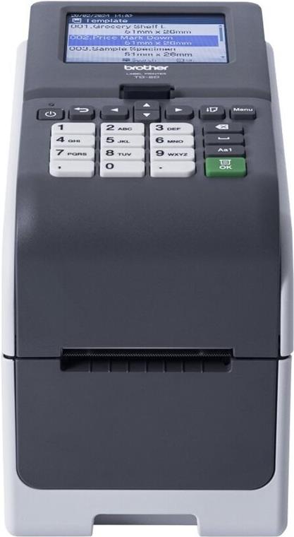 Brother TD-2320DSA300 Etikettendrucker 300 dpi Grau, Weiß