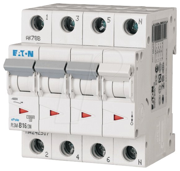 Eaton Leitungsschutzschalter (PLSM-C16/3N-MW)