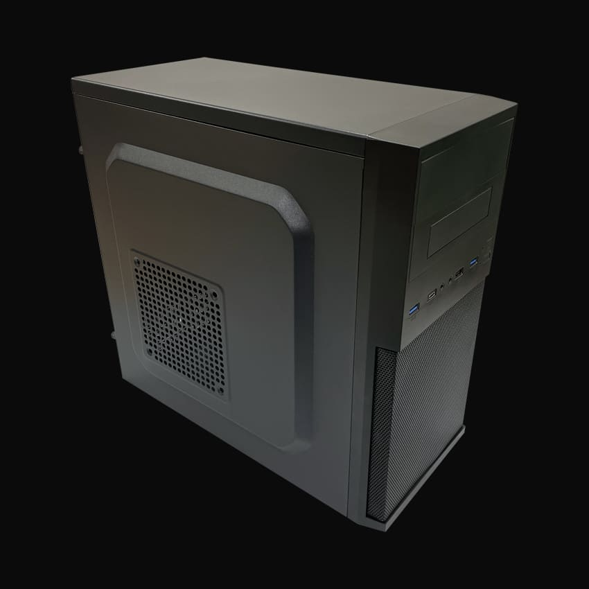 LC-Power 2004MB-V3 Micro-Tower Gehäuse Micro-ATX/Mini-ITX Schwarz