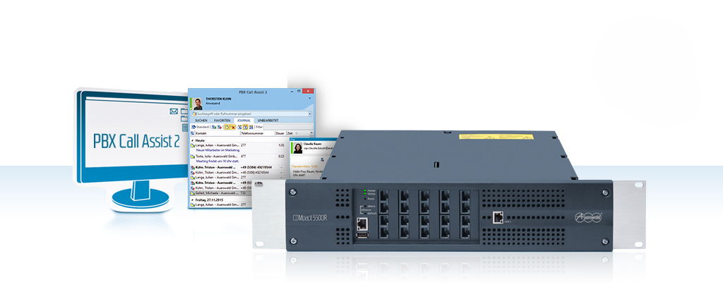 Auerswald COMpact 5500R IP-PBX 19" Schwarz