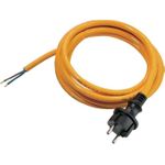 as-Schwabe 70914 Stromkabel Orange 3 m Netzstecker Typ F (70914)