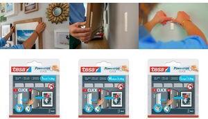 tesa Powerstrips SMALL Klebestreifen für max. 1,8 kg 2,0 x 6,0 cm, 4 St. (77720-00000-00)