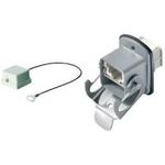 Telegärtner STX V5 RJ45-Flanschset Variante 5 Kupplung, Einbau Pole: 8P8C J80020A0007 Aluminium J80020A0007 1 St. (J80020A0007)