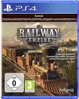 Kalypso Railway Empire, PS4. Spiel-Edition: Standard, Plattform: PlayStation 4, Genre: Strategie, PEGI-Klassifizierung: 3, Entwickler: Kalypso (PS4 Railway Empire)