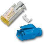 RJ45-Hirose Stecker STP, TM31 blau, 50 Stück, 3 Elemente, Cat.6A Hersteller: HIROSE (H7642.7-50)