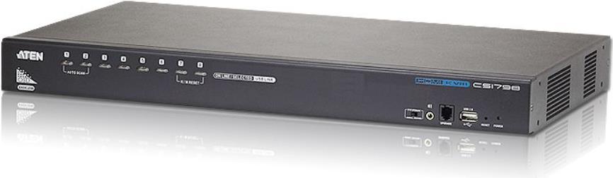 ATEN CS1798 KVM-Switch 8-Port HDMI USB 1U Schwarz