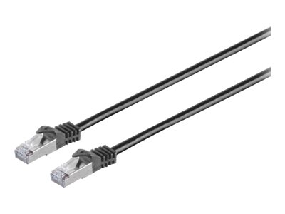 S/CONN maximum connectivity 75511-0.5S RJ45 Patchkabel S/FTP PiMF CAT 7 0,5 m Schwarz