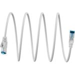 Goobay Ultraflexibles CAT 6A Patchkabel S/FTP (PiMF), weiß (79320)