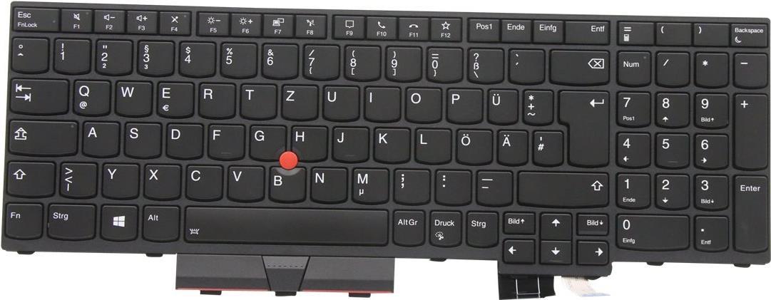 Lenovo Keyboard CS20 black w/BL German (5N21B44339)