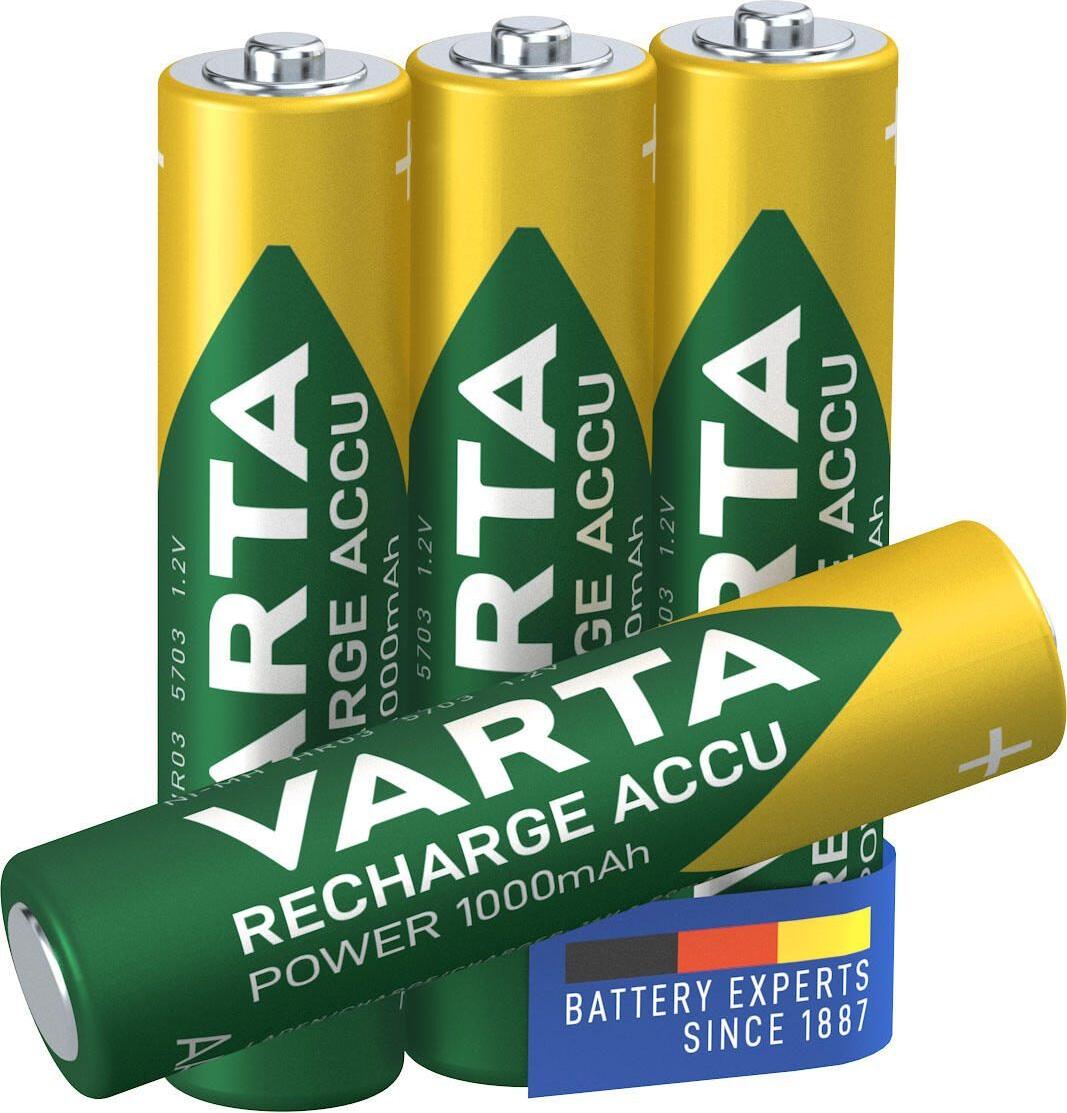 Varta Professional AAA Akku 1,2 V 1000 mAh Gold, Grün