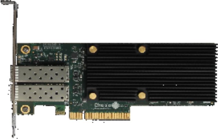 CHELSIO Dualport Netzwerkkarte PCIe 10Gbit T520-CR