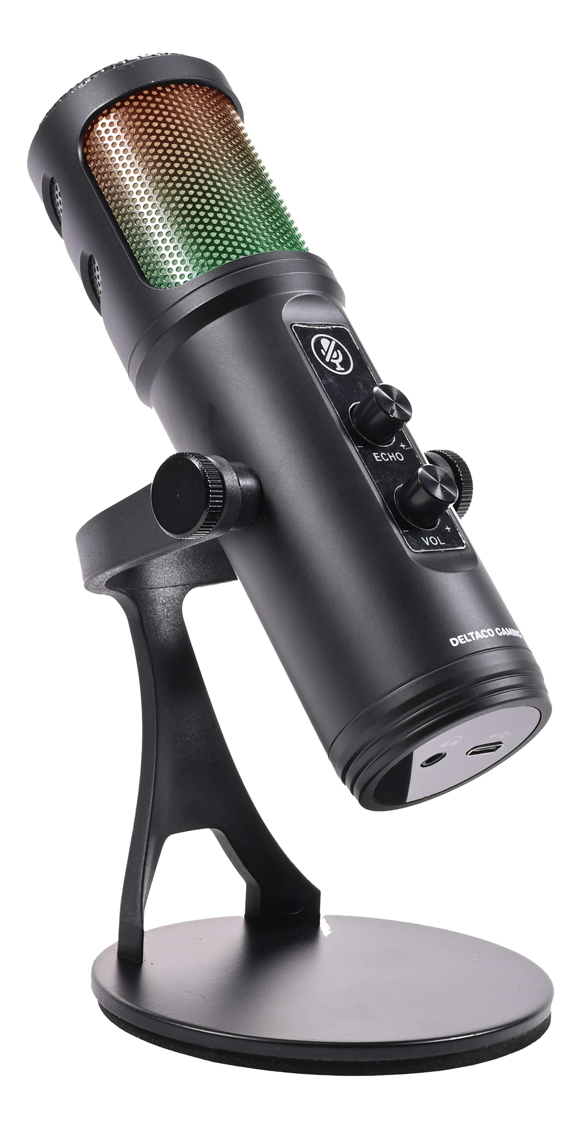 Deltaco GAM-171 RGB Streaming-Mikrofon Schwarz