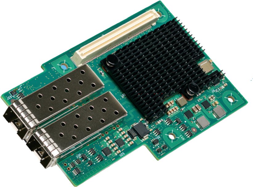 Intel XXV710-DA2 for OCP Eingebaut Faser 25000Mbit/s Netzwerkkarte (XXV710DA2OCP2) (geöffnet)