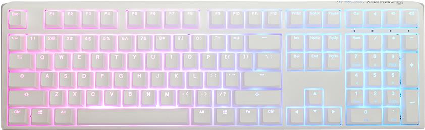 Ducky One 3 RGB Tastatur USB QWERTY US Englisch Weiß (DKON2108ST-RUSPDAWWWWC1)