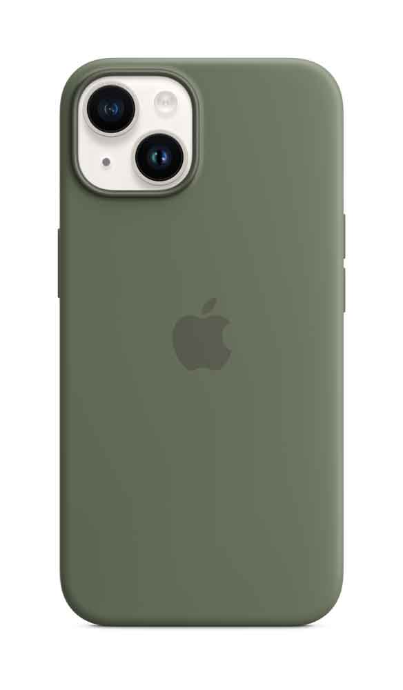 APPLE iPhone 14 Silicone Case with MagSafe - Olive (MQU83ZM/A)
