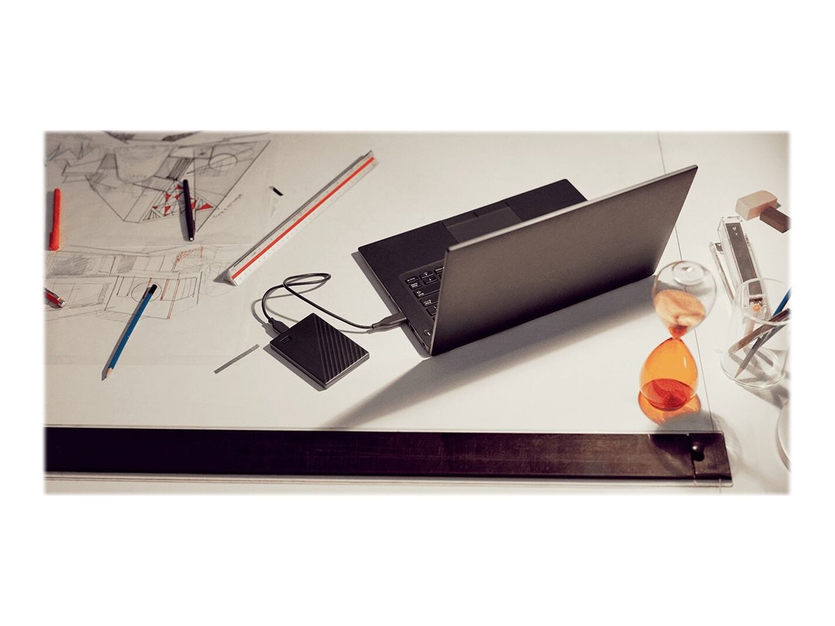 WD My Passport Externe Festplatte 5 TB USB 3.2 Gen 1 Schwarz