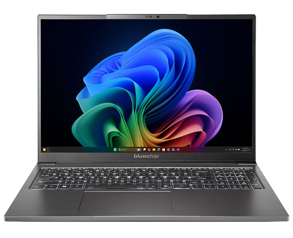 bluechip TRAVELline U16W1 16" Intel Core Ultra 7 32 GB RAM 500 GB SSD Grau